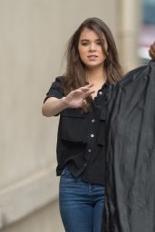 Hailee Steinfeld - Arriving and Leaving Jimmy Kimmel Live, May 2015