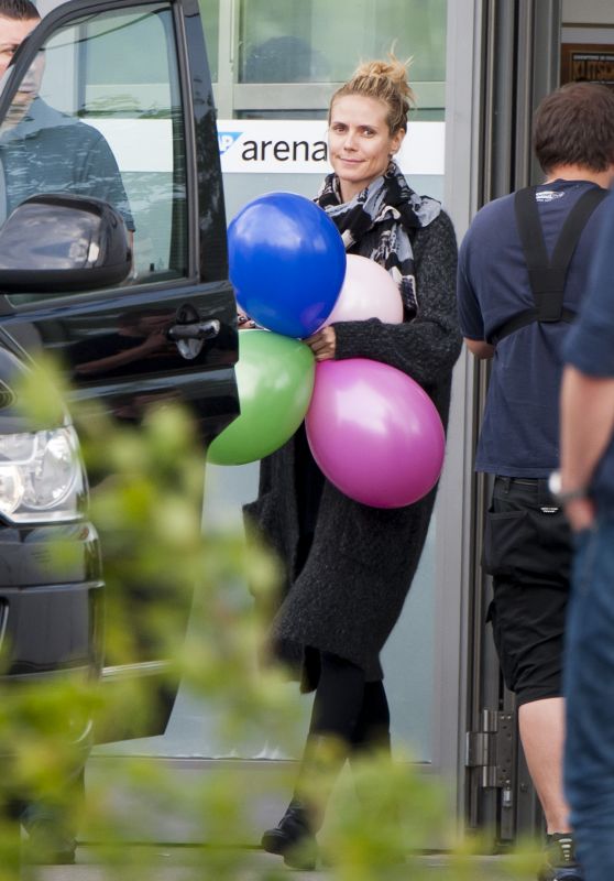 Heidi Klum Leaving the SAP Arena in Mannheim,Gemany, May 2015