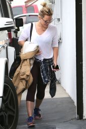 Hilary Duff Going to a Gym in West Hollywood, May 2015