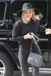 Hilary Duff in Tight Jeans - Out in West Hollywood, May 2015
