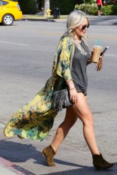 Hilary Duff Shows Off Her Legs - Out in Studio City, May 2015