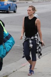 Hilary Duff Street Style - Out in Los Angeles, May 2015
