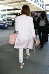Jessica Alba at LAX Airport, May 2015