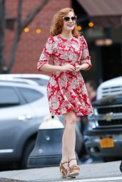 Jessica Chastain Style - Out in New York City, May 2015
