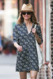 Keri Russell in Mini Dress - Out in NYC, May 2015