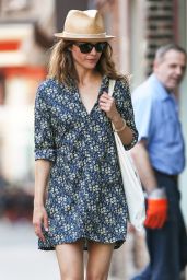 Keri Russell in Mini Dress - Out in NYC, May 2015