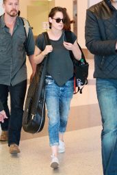 Kristen Stewart at LAX Airport, May 2015