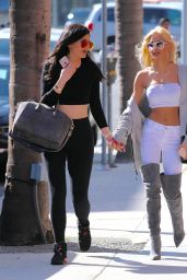 Kylie Jenner and Pia Mia Perez out in West Hollywood, May 2015
