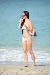 Lisa Opie in a Bikini on Miami Beach, May 2015