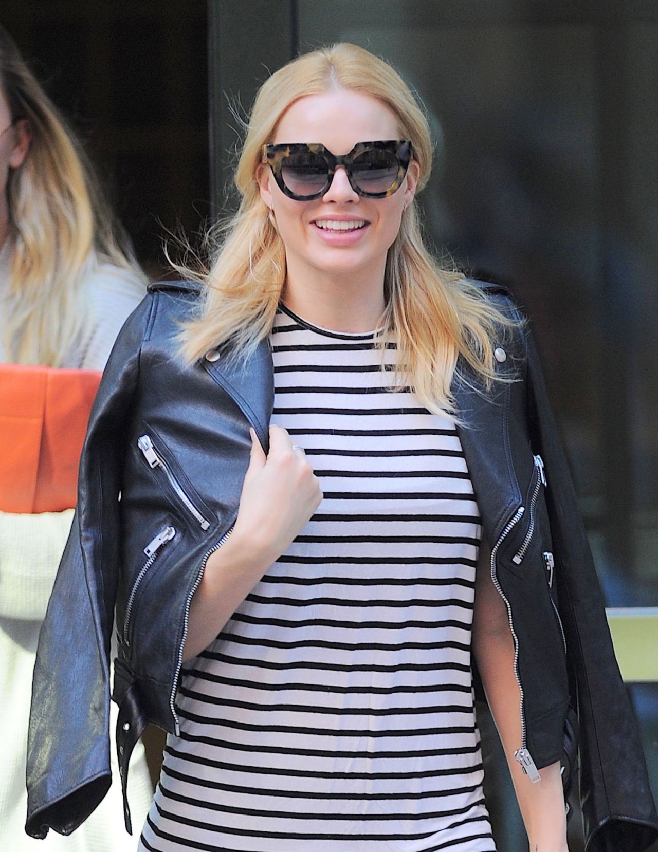 Margot Robbie in TIghts - Out in New York City, May 2015 • CelebMafia