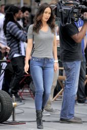 Megan Fox - Teenage Mutant Ninja Turtles 2 Set Photos - New York City, May 2015