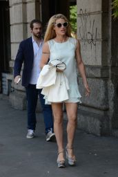 Michelle Hunziker & Tomaso Trussardi - Out on Mother