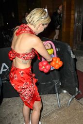 Miley Cyrus Night Out Style - at 1 OAK Nightclub in New York, May 2015