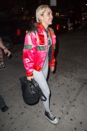 Miley Cyrus Night Out Style - NYC, May 2015