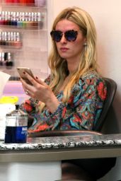 Nicky Hilton at a Nail Salon in Beverly Hills, May 2015