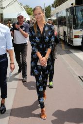 Nina Agdal Style - Out in Cannes, France, May 2015