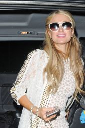 Paris Hilton - Aarrives at Euston Train Station and back to her Central London Hotel in London