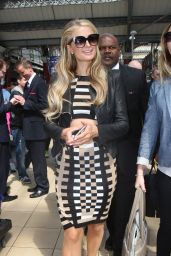 Paris Hilton - Taking in the Sights on Mathew Street in Liverpool, May 2015