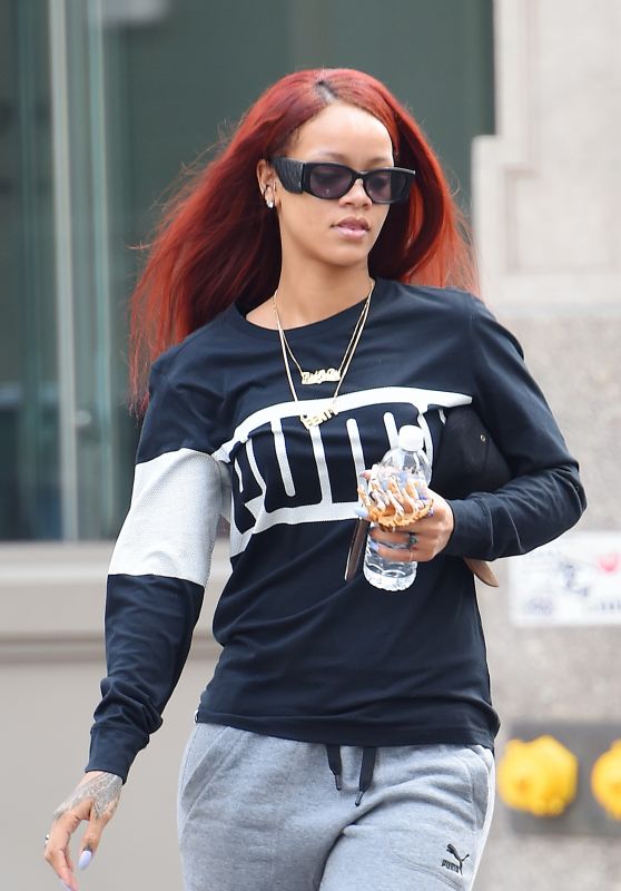 Rihanna Street Style - Out in New York City, May 2015
