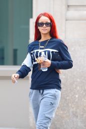 Rihanna Street Style - Out in New York City, May 2015