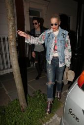 Rita Ora - Leaving a Party at a Friend
