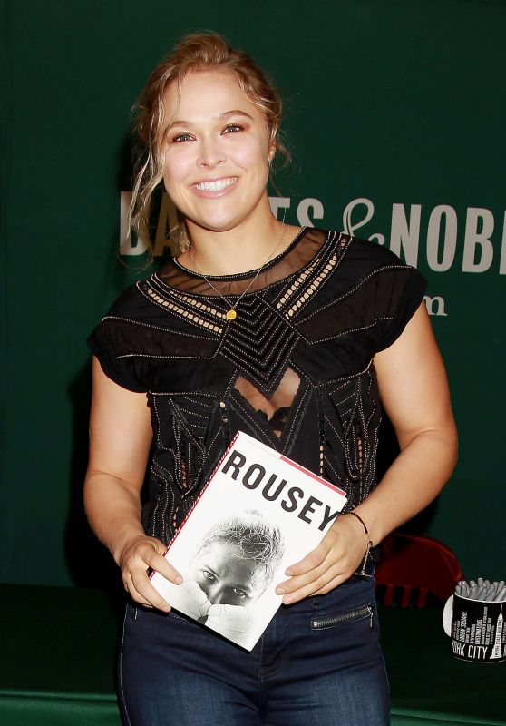 Ronda Rousey - Book Signing at Barnes & Noble in New York, May 2015