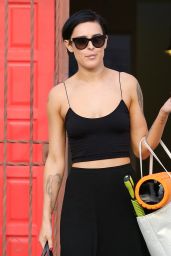 Rumer Willis - Leaving the Rehearsal Studios for Dancing With The Stars in Hollywood, April 2015