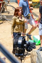 Scarlett Johansson - Captain America: Civil War Set Photos, May 2015
