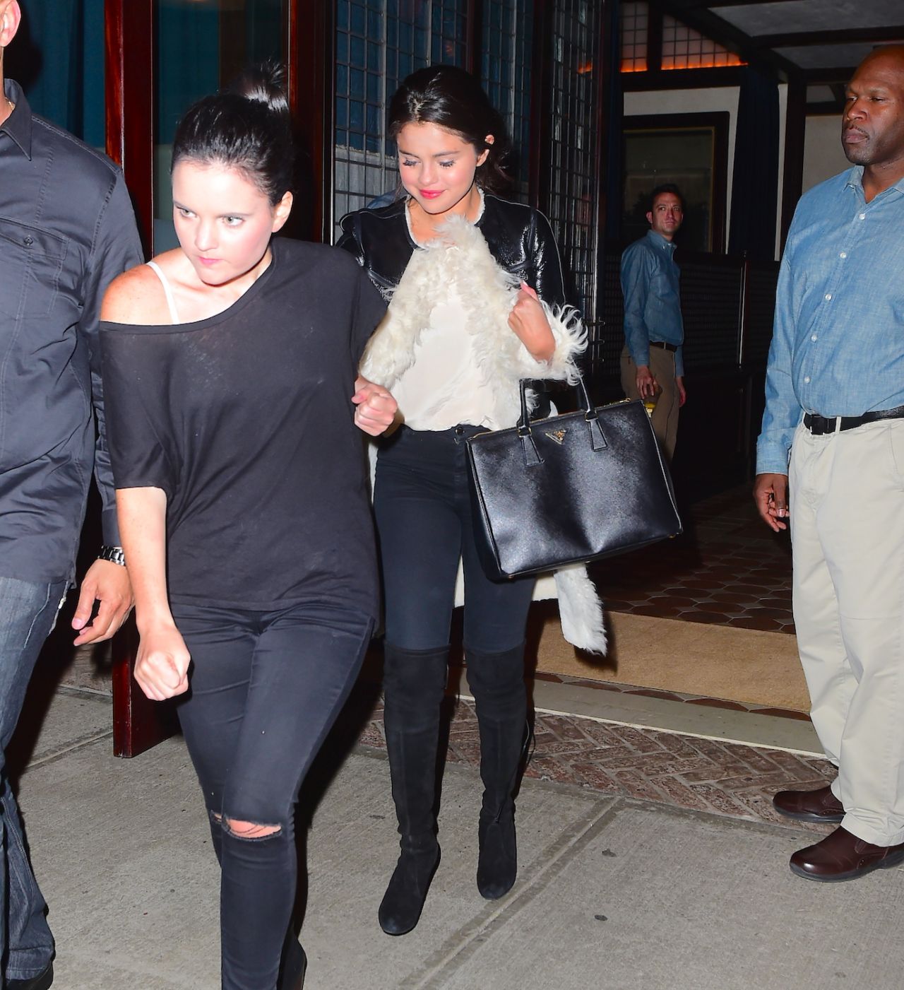 Selena Gomez Night out Style - Out in Tribeca, NY, May 2015 • CelebMafia