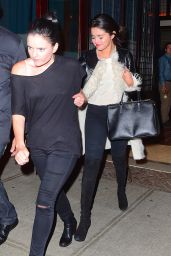 Selena Gomez Night out Style - Out in Tribeca, NY, May 2015