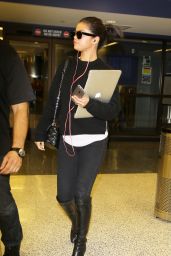 Selena Gomez Street Style - LAX Airport, May 2015