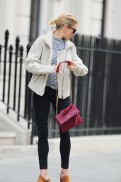 Sienna Miller Street Style - Out in London, May 2015