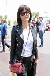 Sophie Marceau Casual Style - Out in Cannes, May 2015