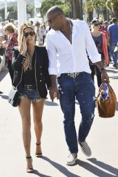 Sylvie Meis & Maurice Mobetie - Out in Cannes, May 2015