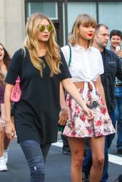 Taylor Swift, Martha Hunt and Gigi Hadid - Out in New York City, May 2015
