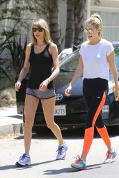 Taylor Swift - Out for a Walk With Gigi Hadid in Beverly Hills - May 2015