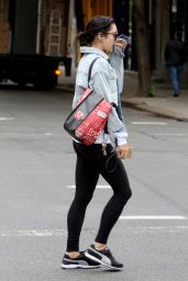 Vanessa Hudgens in Tights - Out in New York City, May 2015