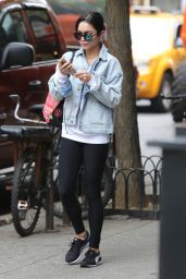 Vanessa Hudgens in Tights - Out in New York City, May 2015