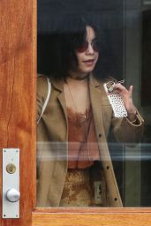 Vanessa Hudgens - Leaving Her Apartment in NYC, April 2015