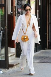 Vanessa Hudgens Street Fashion - Leaving Her Apartment in New York City, May 2015