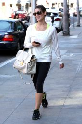 Ashley Greene in Leggings - Out in Beverly Hills, June 2015