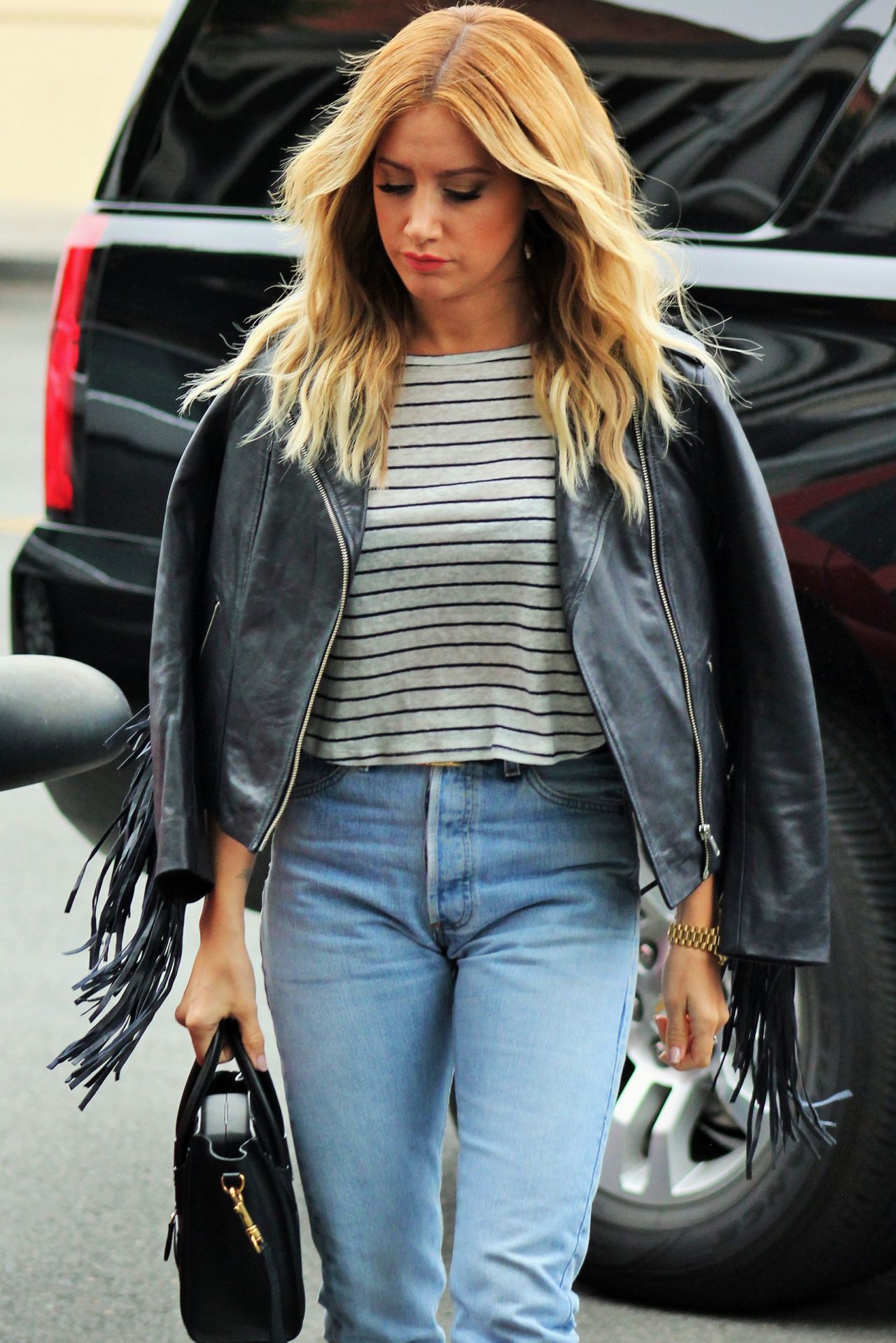 Ashley Tisdale Casual Style - 'Clipped' Event in Beverly Hills, June