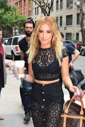 Ashley Tisdale Style - Arrives at 