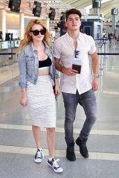 Bella Thorne Street Style - Pearson Airport in Toronto, June 2015