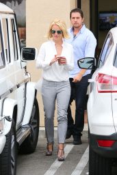 Britney Spears Style - Getting Coffee in LA, June 2015