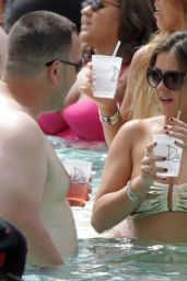 Brooke Vincent Bikini Candids - Drais Pool Party in Las Vegas, June 2015