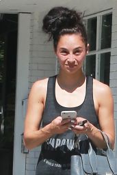 Cara Santana - Leaving the Gym in Studio City, June 2015