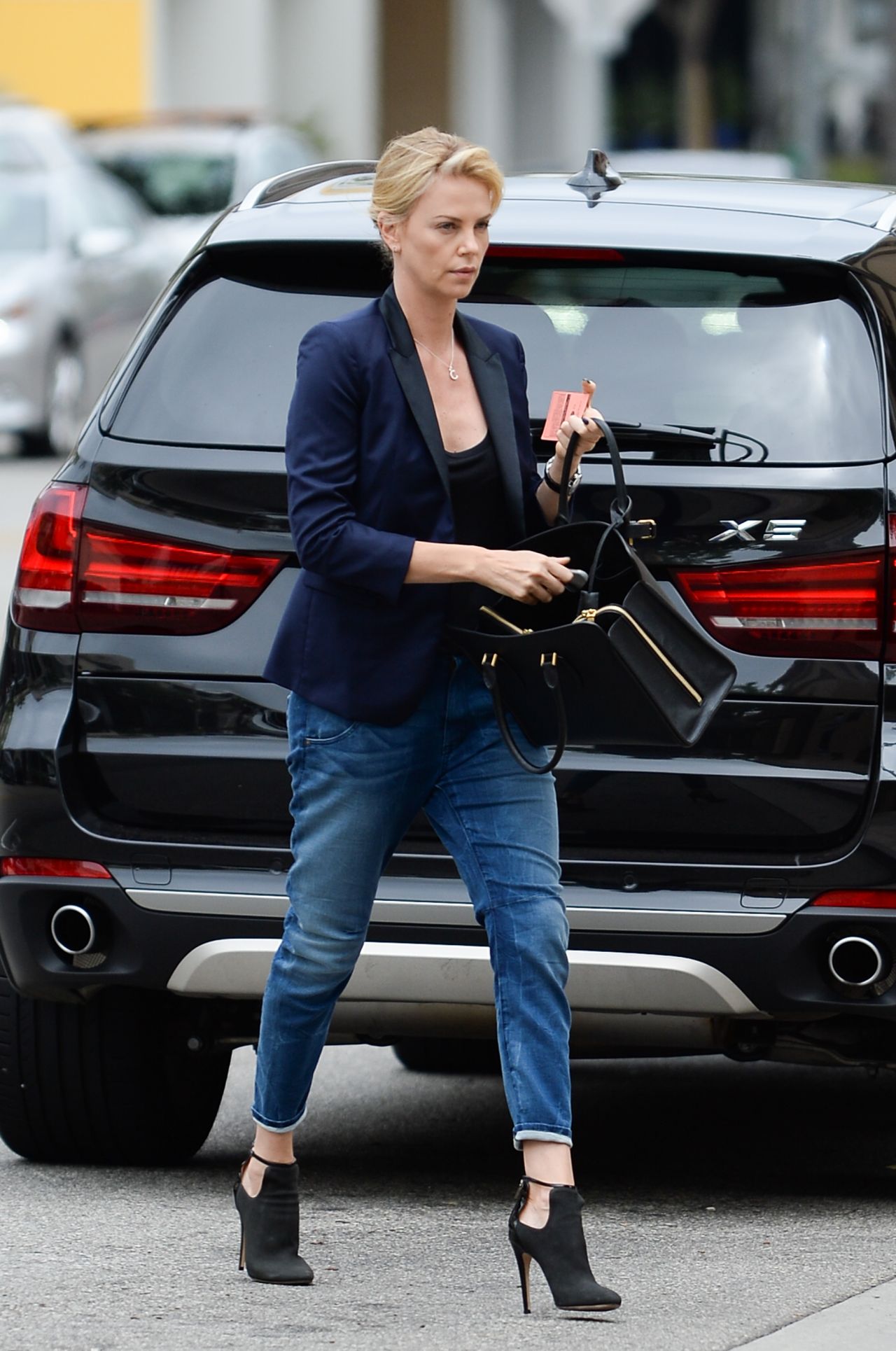 charlize theron casual style