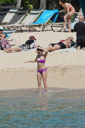 Chloe Bridges in a Bikini on a Beach in Hawaii - June 2015
