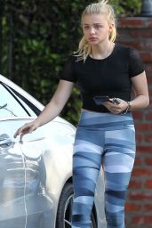 Chloe Moretz in Tights - Out in Los Angeles, June 2015